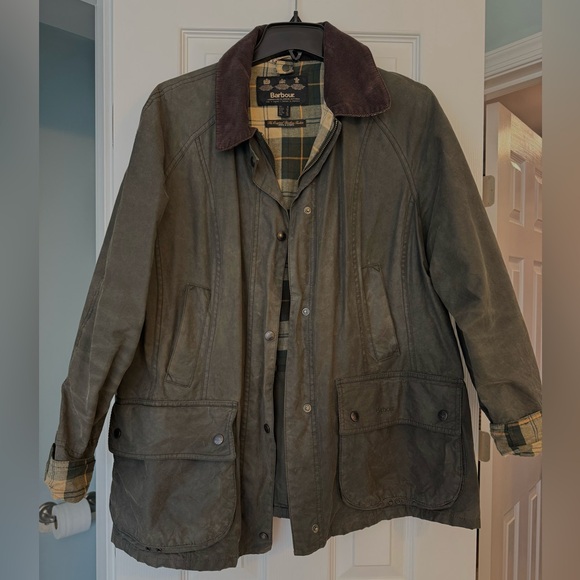 Barbour Beadnellel Waxed Jacket Sz 14 - Picture 4 of 4